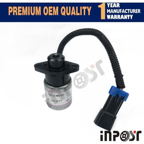 Fuel Shut Off Solenoid JL-7023177 12V Actuator for JLG JLG260MRT 330CRT 400CRT 440CRT