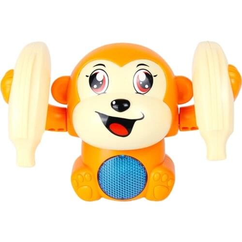 Interactive Toy Educational Baby Toys Smart Remote Toy Funny Little Monkey Toys with Music & Light Sound Control Toys Sensor Toy