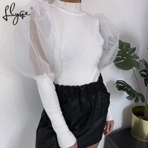 Трикотажные блузки LLYGE China At AliExpress