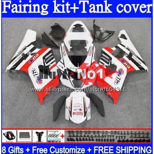 +Tank For SUZUKI GSXR600 GSXR 600 750 GSX R750 K4 GSXR-750 64MC.63 600CC GSX-R600 GSXR750 04 05 2004 2005 Fairings Red White