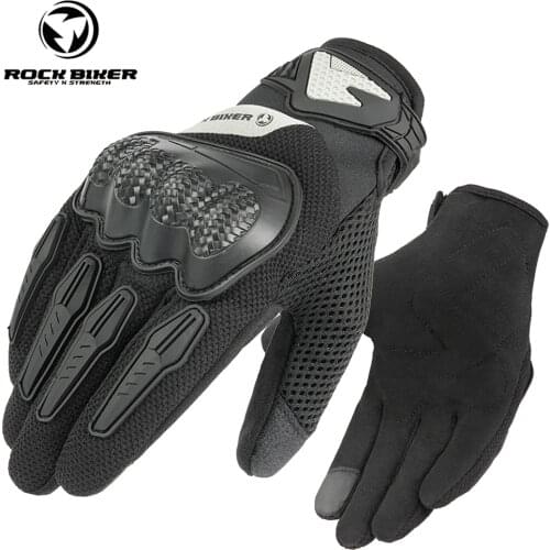 Motobaby Motorcycle Gloves Outdoor Motocross Breathable Full Finger Racing Motorbike Bicycle Touch Screen Glove Protective Gears