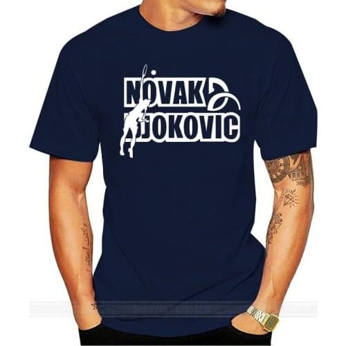 Mens T Shirts Fashion Novak Djokovic Logo Fashion Print Men Women Tee Shirt Serbia Wholesale Tshirt