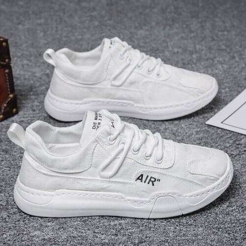 Casual Canvas Mens Shoes Breathable Ice Silk Old Beijing Cloth Shoes All-match Flat Shoes Men Walking Leisure Trendy Shoes Men