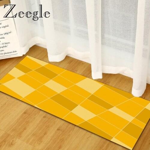 Soft Absorbent Floor Mat Kitchen Carpet Anti-slip Flannel Kids Room Bedside Carpet Rugs Entrance Doormat Home Decor Tatami Mats
