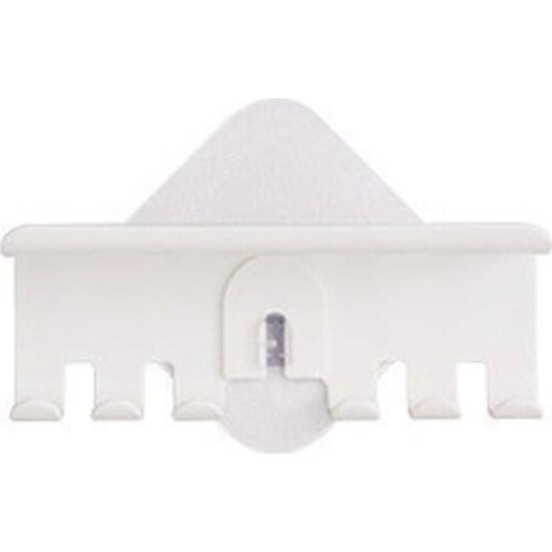 Toothbrush Holder Wall Mount Magic Sticker Bathroom Family Tooth Brush Set Wall Stand Toothpaste Placed Storage Holder Rack