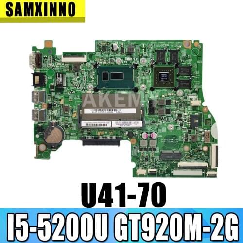 New For Lenovo YOGA 500-14IBD S41-70 U41-70 FLEX3 1470 FLEX3-1470 Laptop motherboard 14217-1M Mainboard I5-5200U GT920M-2G