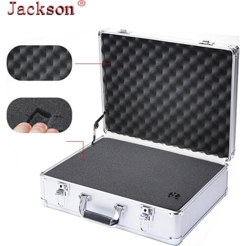 New Portable Aluminum Tool Box Safety equipment Instrument box Storage Case Suitcase Impact Resistant Case With Sponge