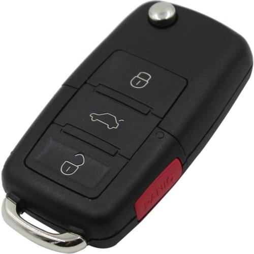 4 Buttons Remote Flip Folding Car Key Shell Replacement Car Key Case Cover High Quality for VW Volkswagen Golf MK4 Bora New