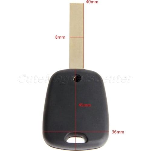 Mtsooning 2 Buttons Remote Key Flip Fob Car Key Case For Peugeot 107 207 307 407 607 1007 C2 SX9 Blade Car Key Shell