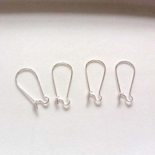 Hot 50pcs New U-Shaped Earrings 25mm Temperament Female Simple Wild Earrings Fashion Diy Jewelry Making Accessories
