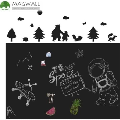Magwall animation series special shape writing board magnetic nail free children special shape area