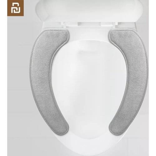 Youpin Qualitell Toilet Seat Selected Flannel No Trace Adsorption Easy To Remove And Wash Easy To Store Individually Packaged