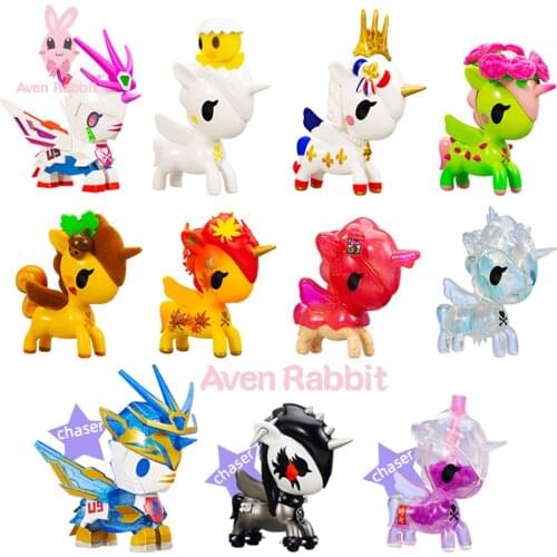 Tokidoki Bag Unicorno Blind Box Toys Unicorn 9 Series Blind Box Guess Bag Caja Ciega Blind Bag Toy Anime Figures Cute Model Gift