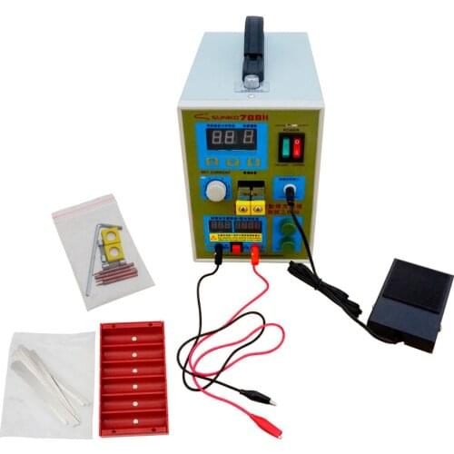 Free shipping 2200V Battery Spot Welder 788H Welding Machine Battery Charger LED Pulse Battery Spot Welder788H Welding Machine