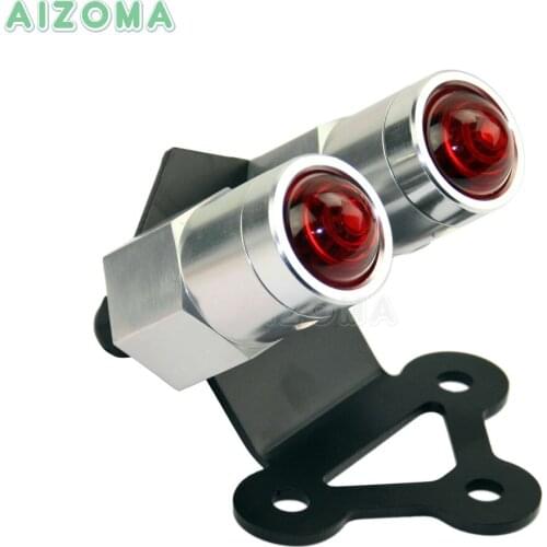 Motorcycle Eye Style Vintage Taillight CNC Aluminum 12v Rear Brake Tail Light w/ Bracket For Harley Dyna Choppers Cruiser