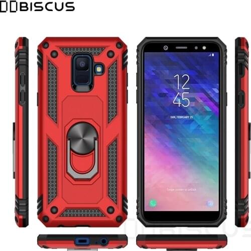 Armor Shockproof Case For Samsung Galaxy J5 J7 2017 J8 J4 J6 Plus A6 A7 2018 S8 S9 S10 Lite Note 9 10 20 S20 Ultra Bumper Cover