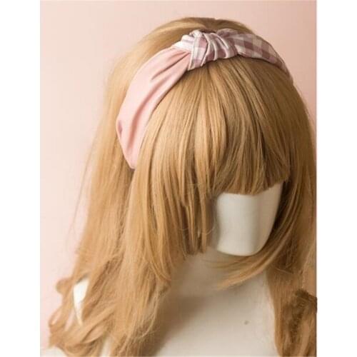 Knot PU Headbands For Women Girls Handmade Wide plaid Twist Hairband Bezel Hair Hoop Hair Accessories B1442