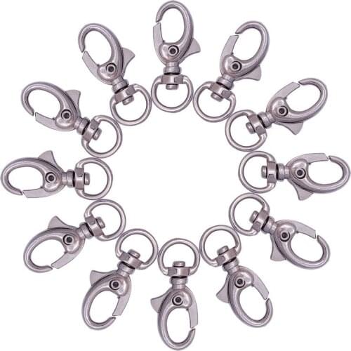 10Pcs/Set 2020NEW DIY Hot Accessory Professional Silver Zinc Alloy Hooks Hardware Luggage Accessories Keychain Leathercraft Art