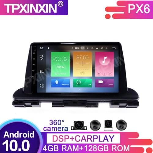 128G Android 10.0 For Kia Cerato 2018-2020 Car Multimedia Player GPS Navigation Head Unit Auto Radio Audio Stereo Tape Recorder