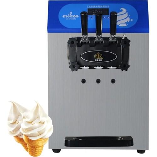 2021 Table style ice cream soft machine 20L-28L/H three flavor ice-cream machine