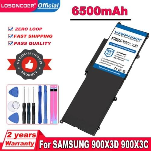6500mAh AA-PLXN4AR Laptop Battery For SAMSUNG Ultrabook 900X3D 900X3C 900X3B 900X3E NP900X3E NP900X3G NP900X3C Batteries