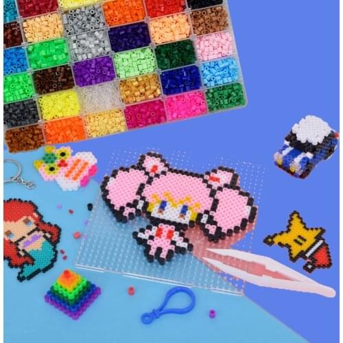 5mm beads 24/48/36box packing Hama beads Education Toys Iron beads handmaking perler Fuse beads diy toy