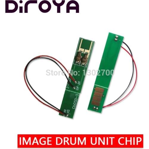 2PCS 43979002 drum unit chip For OKI data B410 B430 B430DN B440 MB460 MB470 MB480 MB 470 480 460 OPC imaging cartridge reset 25K