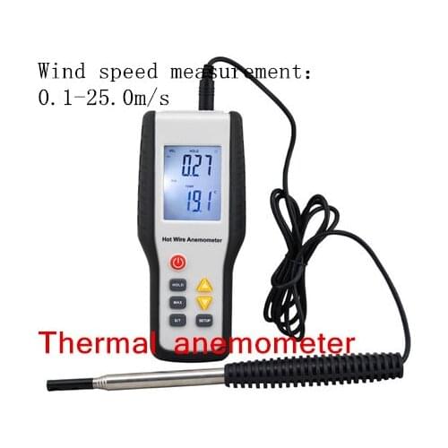 High Sensitivity Digital Portable Wind Speed Meter HT-9829 Heat-Sensitive Thermal Anemometer Anemometro Measuring Instrument