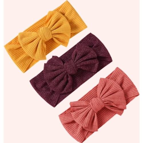 Bowknot Baby Headband Elastic Turban Hairband Bows kids Baby Girl Headbands Hair bands for Baby Girls Haarband Hair accessories