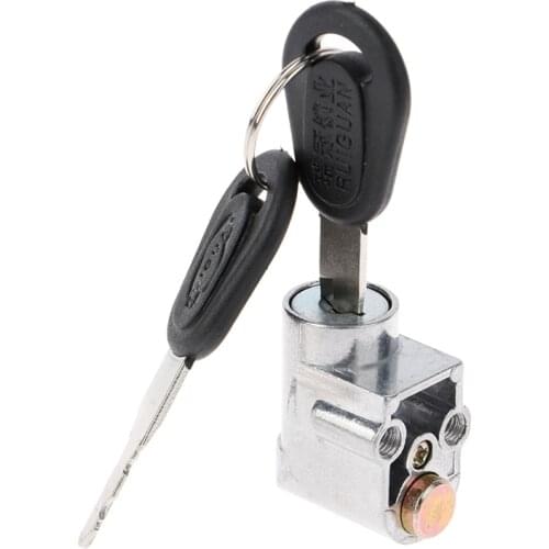 Hot sale 1pc Ignition Lock Battery Safety Pack Box Lock + 2 key For Motorcycle Electric Bike Scooter E-bike