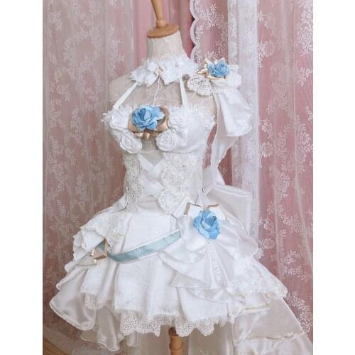 [Customized] Anime Honkai Impact 3 Rita Rossweisse Rose Wedding Gorgeous Dress Cosplay Costume Women Halloween Free Shipping