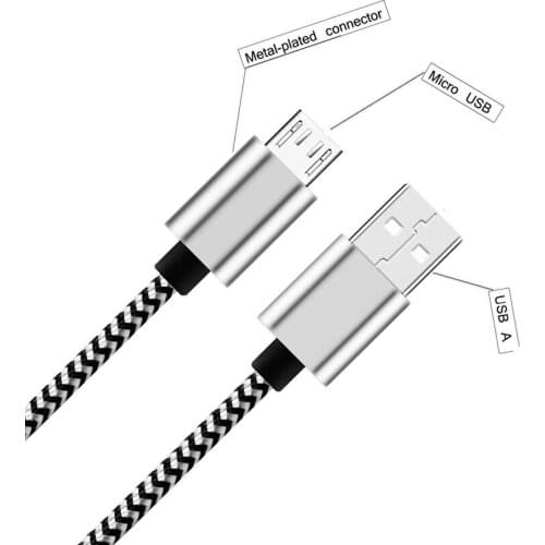 1M 2M Micro USB Cable Cable Fast Charging Data Cord Charger For Samsung Huawei Xiaomi