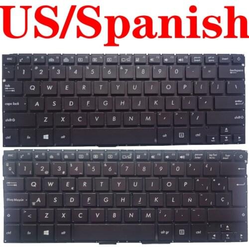 US/SP/Spanish Laptop Keyboard for ASUS UX310 UX310U UX310UA UX310UQ UX310UF UX310UAK
