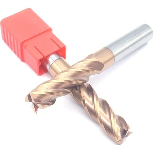 End Mill 1PCS HRC60 4F 12.0XD12X100L Flat Bottom Four Blade CNC Lathe Tungsten Steel solide Carbide Endmills