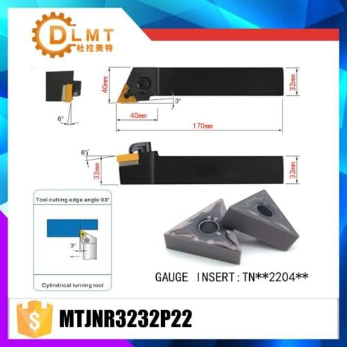 MTJNR3232P22 93 Degree External Turning Tool Holder For TNMG220404 TNMG220408 Used on CNC Lathe Machine