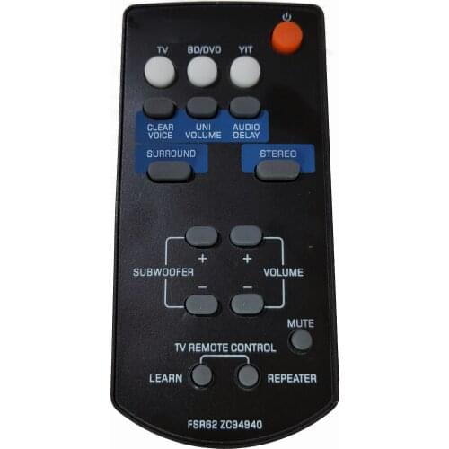 NEW Original FSR62 For Yamaha Sound Bar Remote Control ZC949400 YAS-201