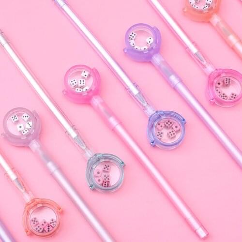 36 pcs/lot Creative Sieve Gel Pen Cute 0.5mm black ink Signature Pen School Office writing Supplies Promotional Gift