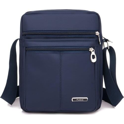 New Mens Shoulder Bag Waterproof Oxford Cloth Business Messenger Bag Large Capacity Travel Leisure Shoulder Bag Vintage Bag