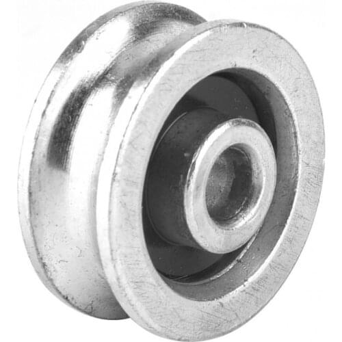 28/32/48/56mm High Strength Bearing Wheel Wire Rope Lifting Guide Pulley Block U Groove Pulley Mechanical Lifting Roller Wheel