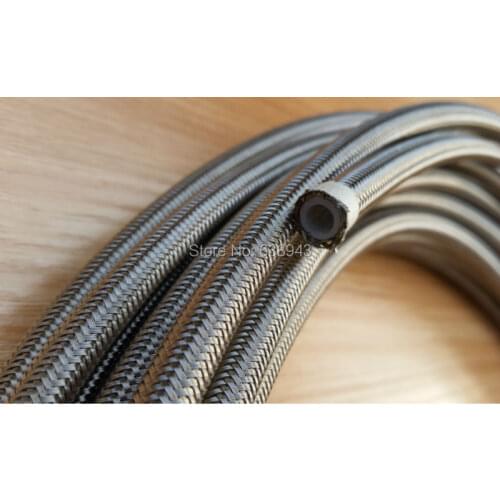 1 meter ( ID 5MM ) AN -4 AN4 ptfe hose fitting Swivel Hose End for 2l fuel surge tank supply