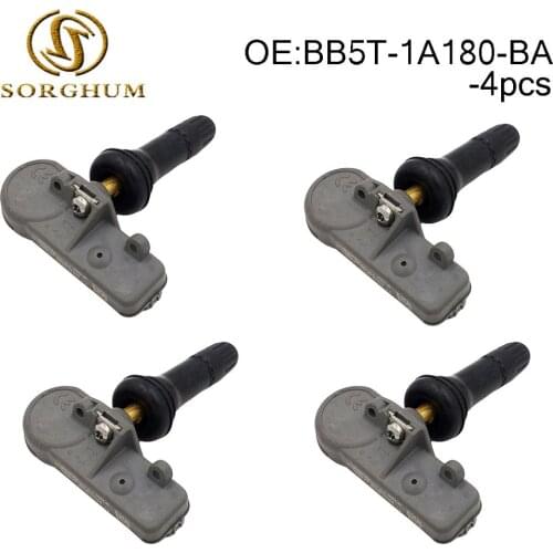 4pcs BB5T-1A180-BA Car Tire Pressure Sensor TPMS 433MHz Fits For Ford Escape C520 12-17