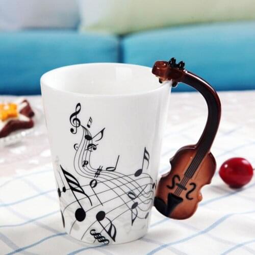 400ml Musical Instruments Ceramic Mug Coffee Cup Music Cup Gift