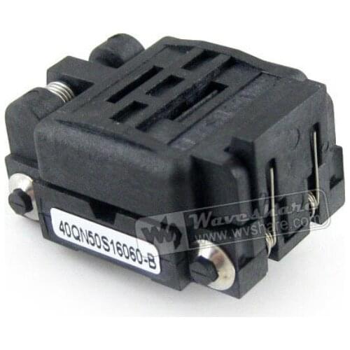 40QN50K16060 40QN50S16060 Plastronics IC Test Socket 0.5mm Pitch QFN40 MLP40 MLF40 package