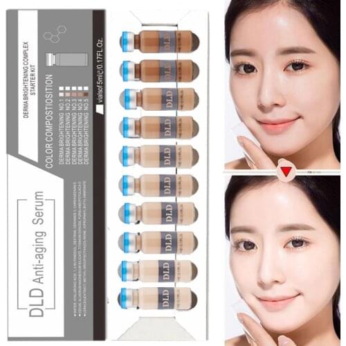 5ml bb glowing Whitening Serum BB Cream Glow Semi permanent Mesowhite Serum for Skin Brightening Concealer with derma pen