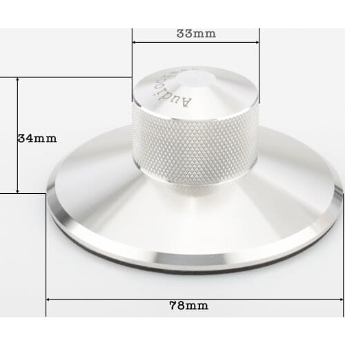 Audiocrast STB01 Stainless Steel 390g Record Weight LP Disc Stabilizer Turntable Clamp HiFi