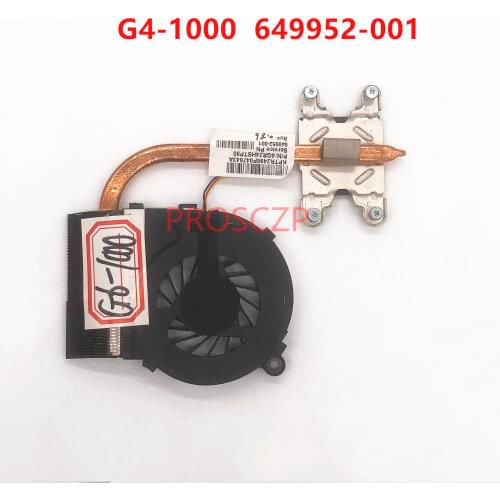 High quality For HP G4 G6 G4-1000 G6-1000 Laptop 649952-001 4GR2HSTP90 heatsink cooling with fan free shipping