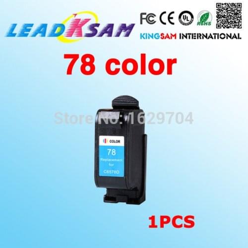 1 pcs Ink Cartridge compatible For hp78 C6578D for 78 Deskjet 1280 3820 6122 9300 1180c 1220c 950c