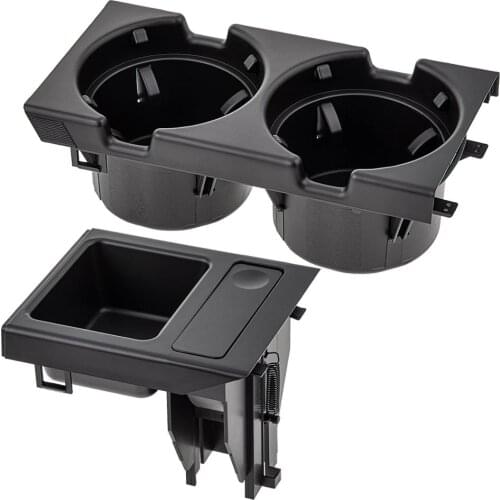 Black Cup Holder W/ Coin Holder 51169415183 51169415186 51168217953 For E46 323i 325i 328i 330i M3