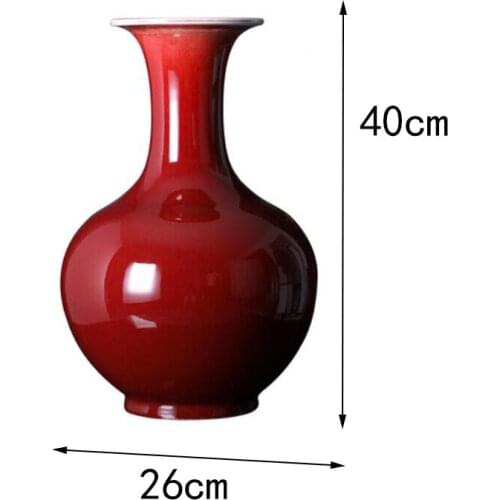 Variable Color Glaze Modern Style Kiln Change Ceramic Tabletop Flower Decorative Vase Home Decoration Accessories
