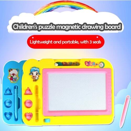 Z15 Children 'S Drawing Board Kids Magnetic Sketchpad Childhood Educational Toys Plastic Color Graffiti Painting Writing Board